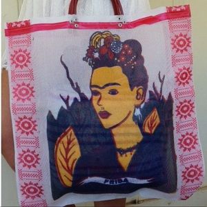 Large Frida Kahlo Market Tote
